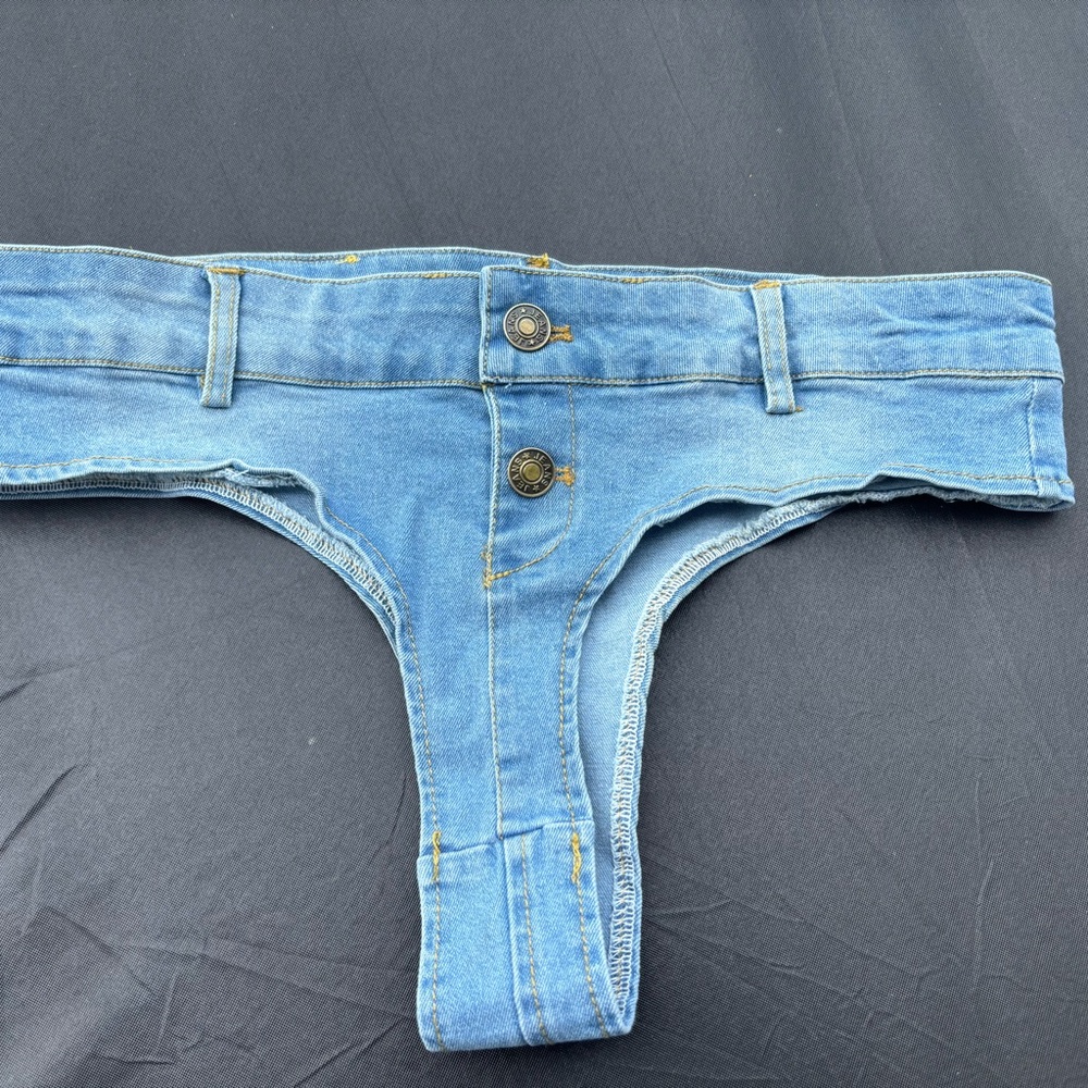 Denim low rise Being Human shorts nwot